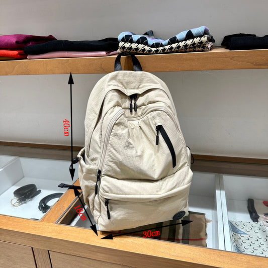 Fashion Trendy High College Couple Large Backpacks