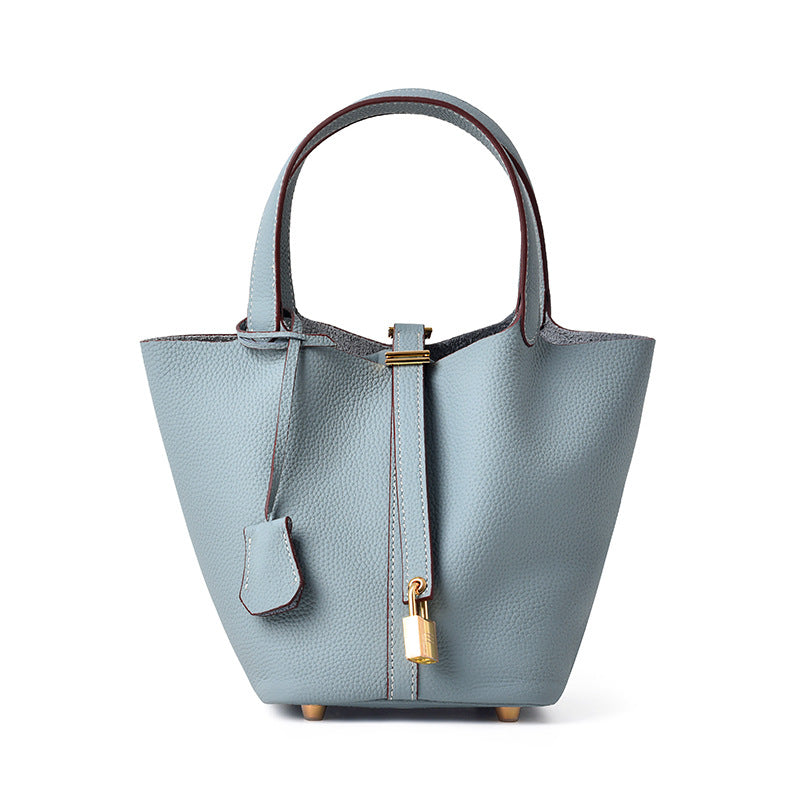 Women's Genuine Leather Vegetable Basket Mummy Bridal Handbags
