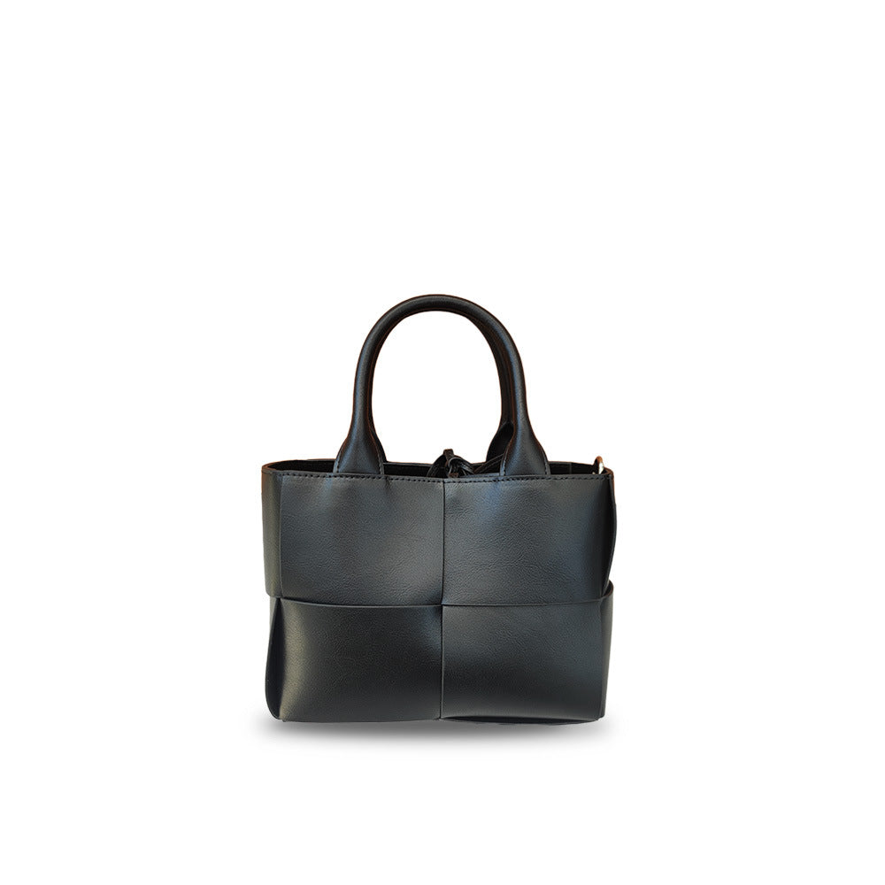 Women's Genuine Leather Woven Cowhide Fashion Crossbody Bags