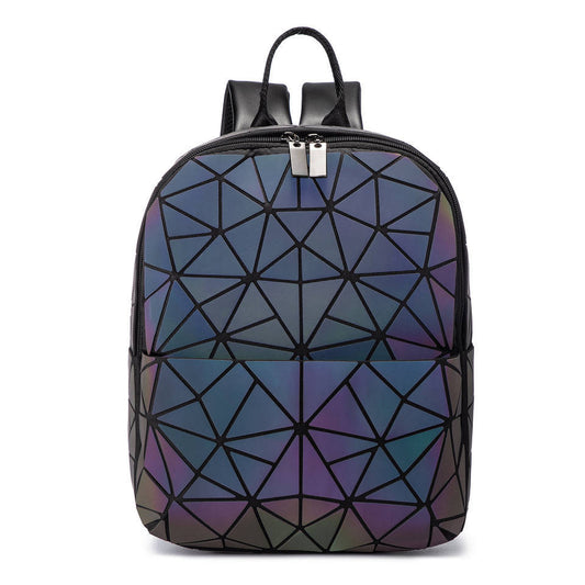 Life House Geometric Luminous Rhombus Unisex Backpacks