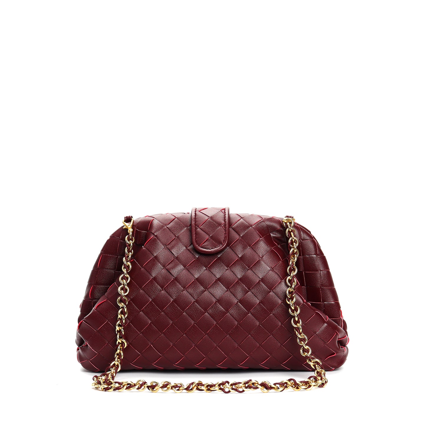 Women's Genuine Leather Woven Fashion Niche Cow Shoulder Bags