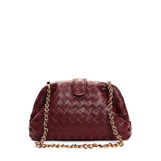 Women's Genuine Leather Woven Fashion Niche Cow Shoulder Bags