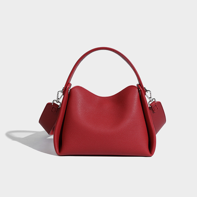 Female Niche High Sense Versatile Solid Crossbody Bags