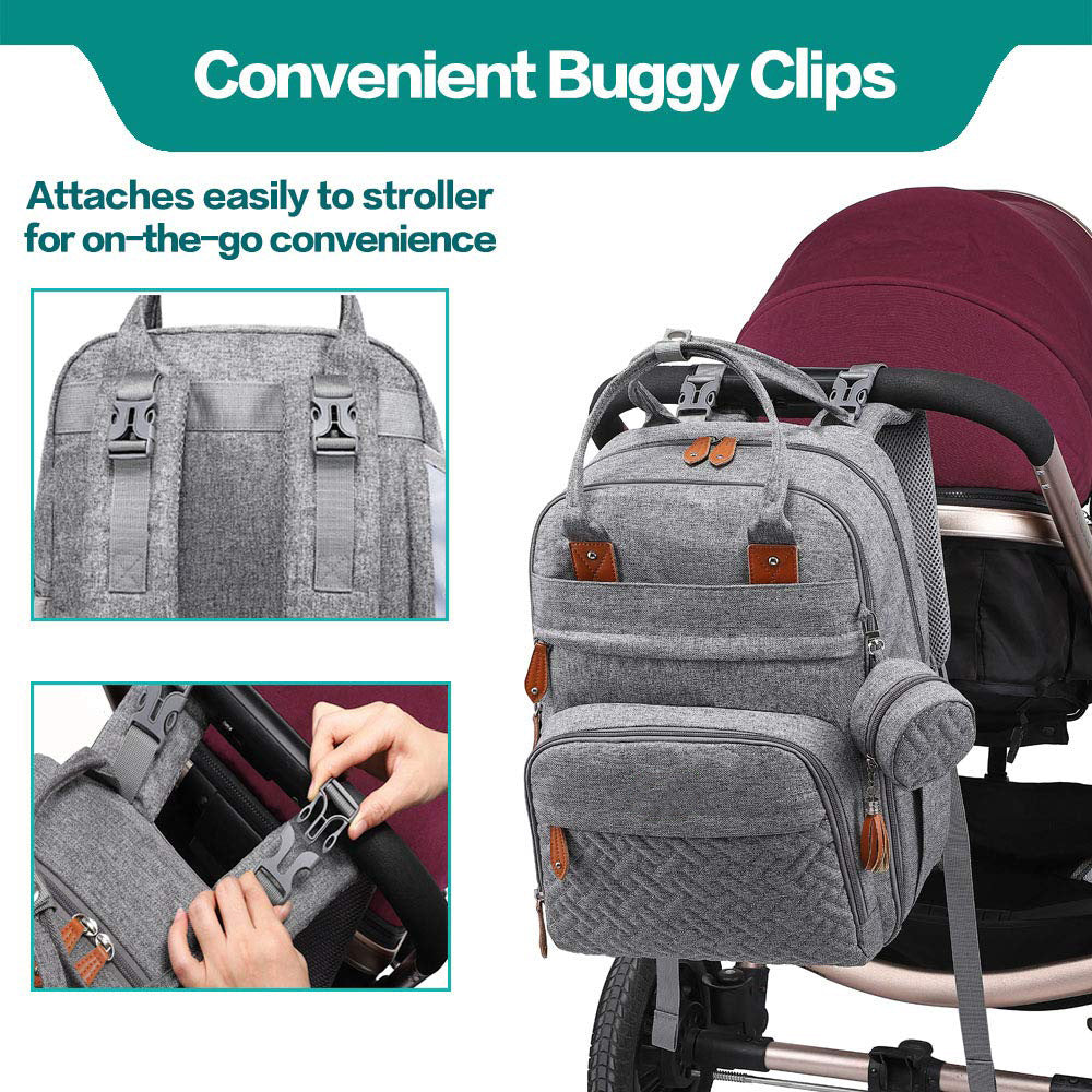 Folding Mummy Bedspread Multifunctional Foldable Diaper Bags