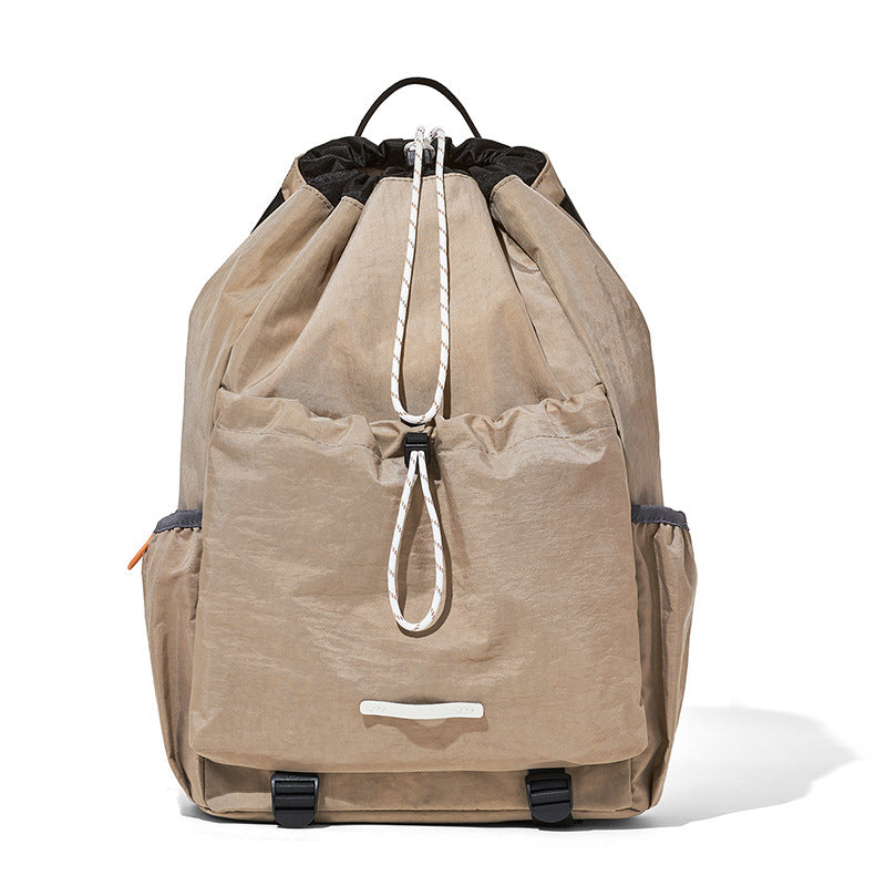 Drawstring Pull String Sport Climbing Niche College Backpacks