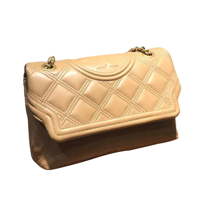 Women's Genuine Leather Fashion Korean Flip Sheepskin Shoulder Bags