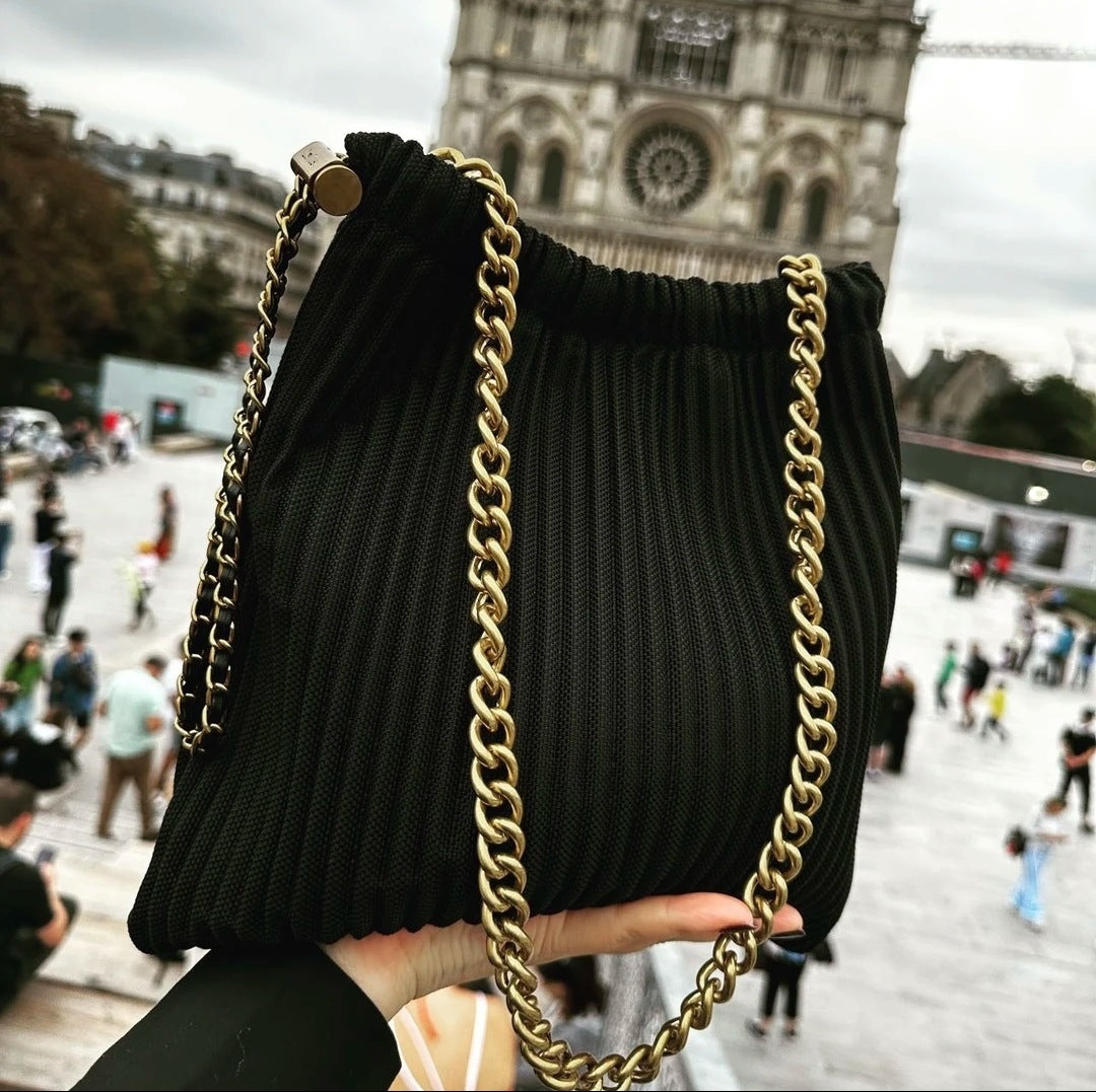 Cool Fortune Lazy Versatile Pleated Chain Shoulder Bags