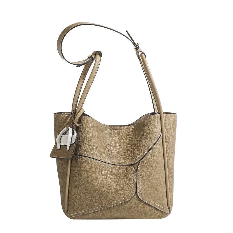 Women's Design Splicing Special Toe Cap Layer Bags