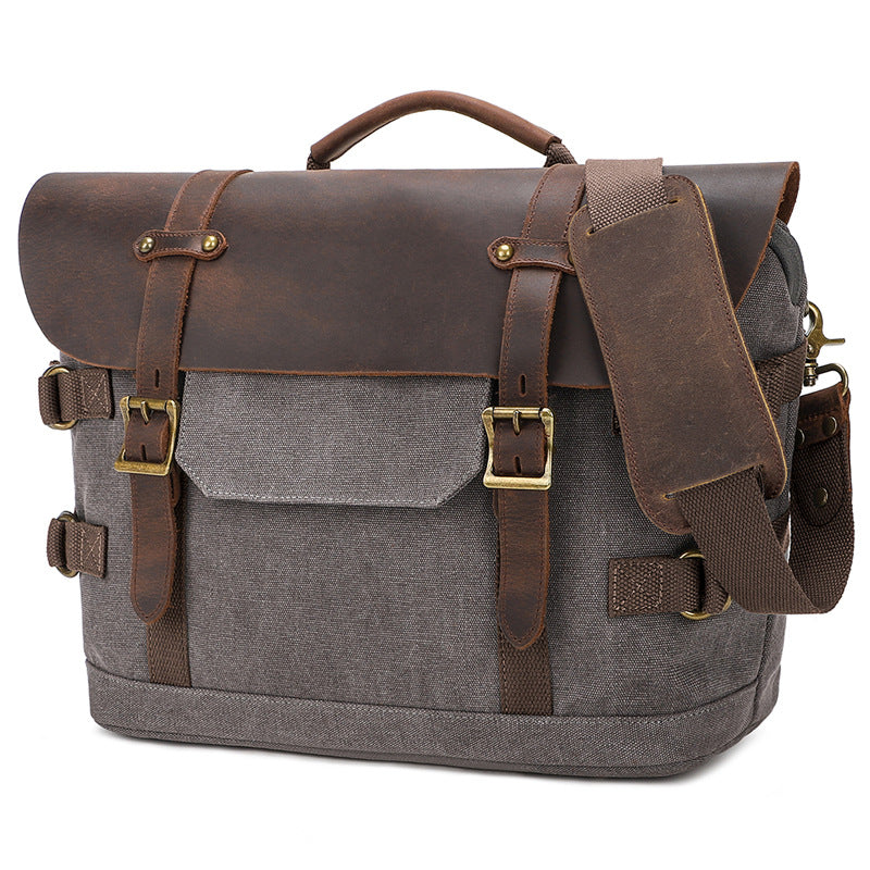 Men's Durable Stylish Canvas Vintage Computer Men's Messenger Bags