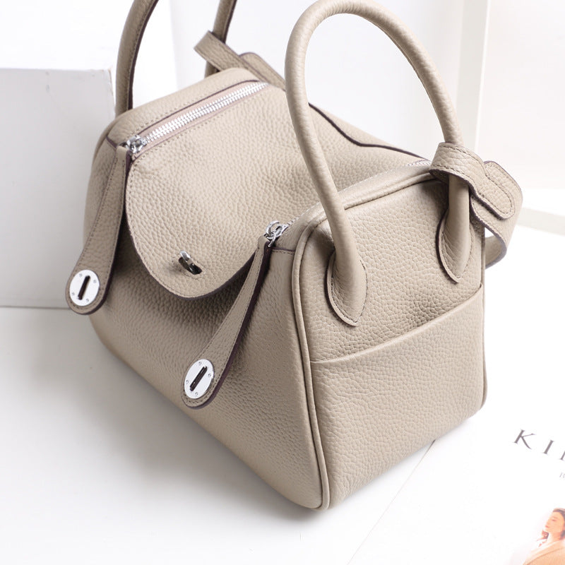 Pillow Fashion Soft Leather Genuine Large Handbags