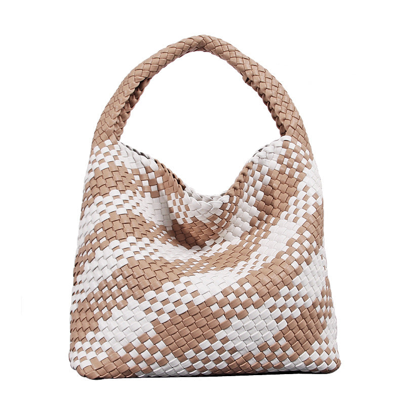 Women's Fashion Woven Hand Large Capacity Combination Shoulder Bags