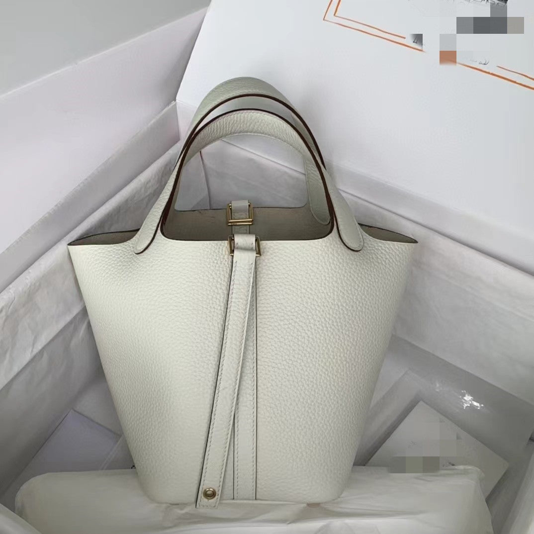 Women's Beeswax Thread Imported First Layer Cowhide Portable Bags