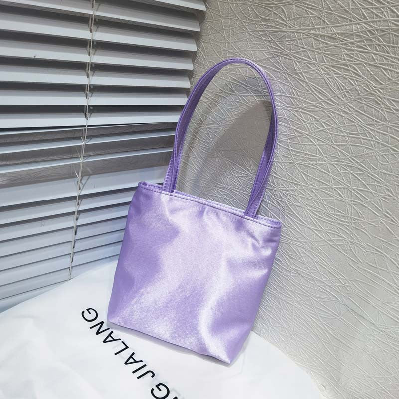 Female Niche Vintage Satin Mahjong Mobile Tote Bags