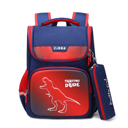 Children's Primary Gradient Grade Boys Decompression Spine Backpacks