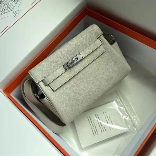 Layer Cowhide Kelly Versatile Retro High-grade Crossbody Bags