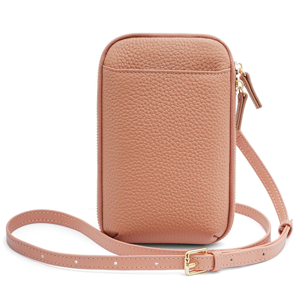 Trendy Mobile Female Genuine Leather First Phone Bags