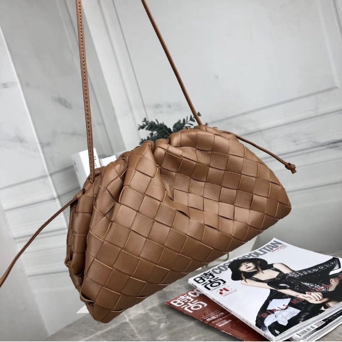 Women's Woven Cloud Dumpling Popular Fashion Clutch Shoulder Bags