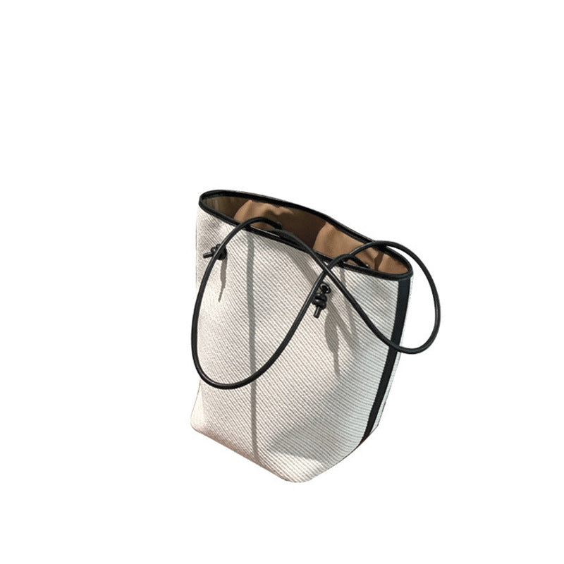 Women's Vacation Style Simple Commute Large Mother Shoulder Bags