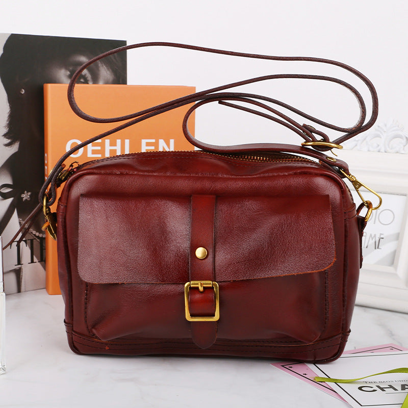 Women's Vintage Fashion Korean Style Large Capacity Shoulder Bags